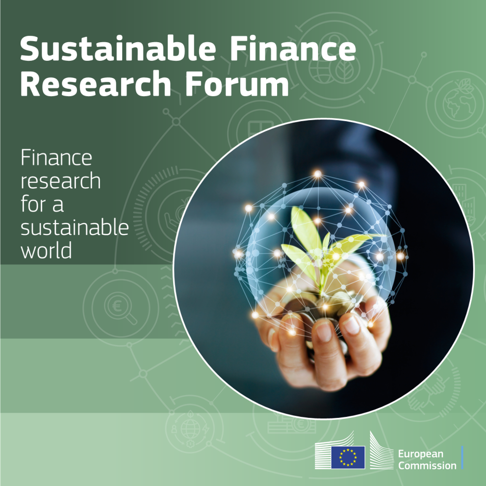 Image with a hand which holds a sphere symbolising a sustainable world