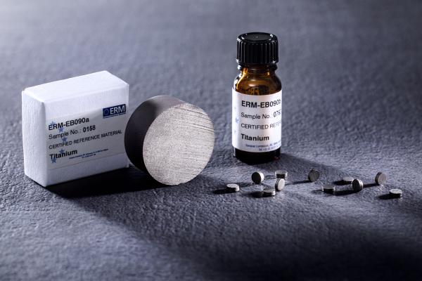 Two CRMs for trace elements in titanium - ERM-EB090